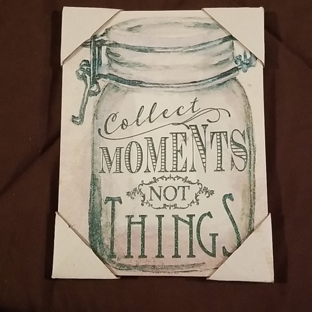 Wallart - 9 × 6.5 inch - Collect Moments
